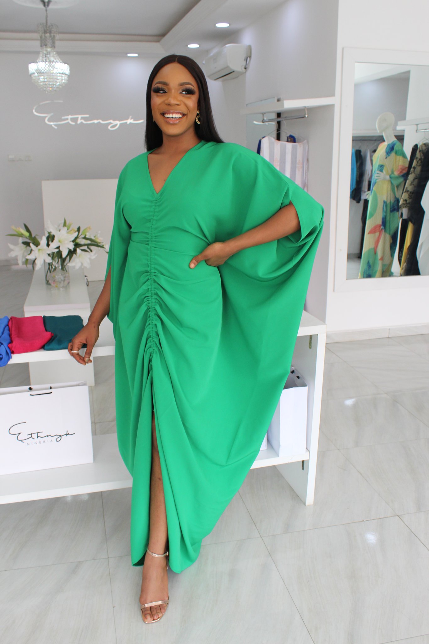 Dayo Kaftan- Green